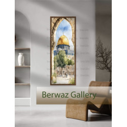 تصاميم عمودية - القبة الصخرة 