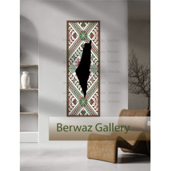 تصاميم عمودية - خريطة فلسطين